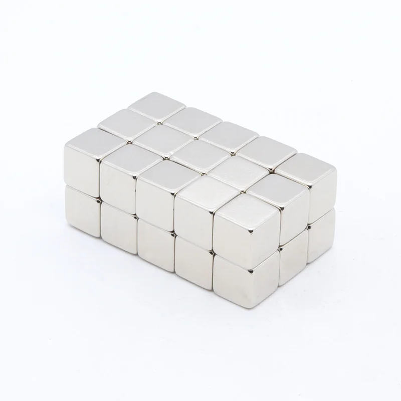 Супермощный редкоземельный постоянный магнит 10x10x10 мм N35 50 шт. небольшие блоки
