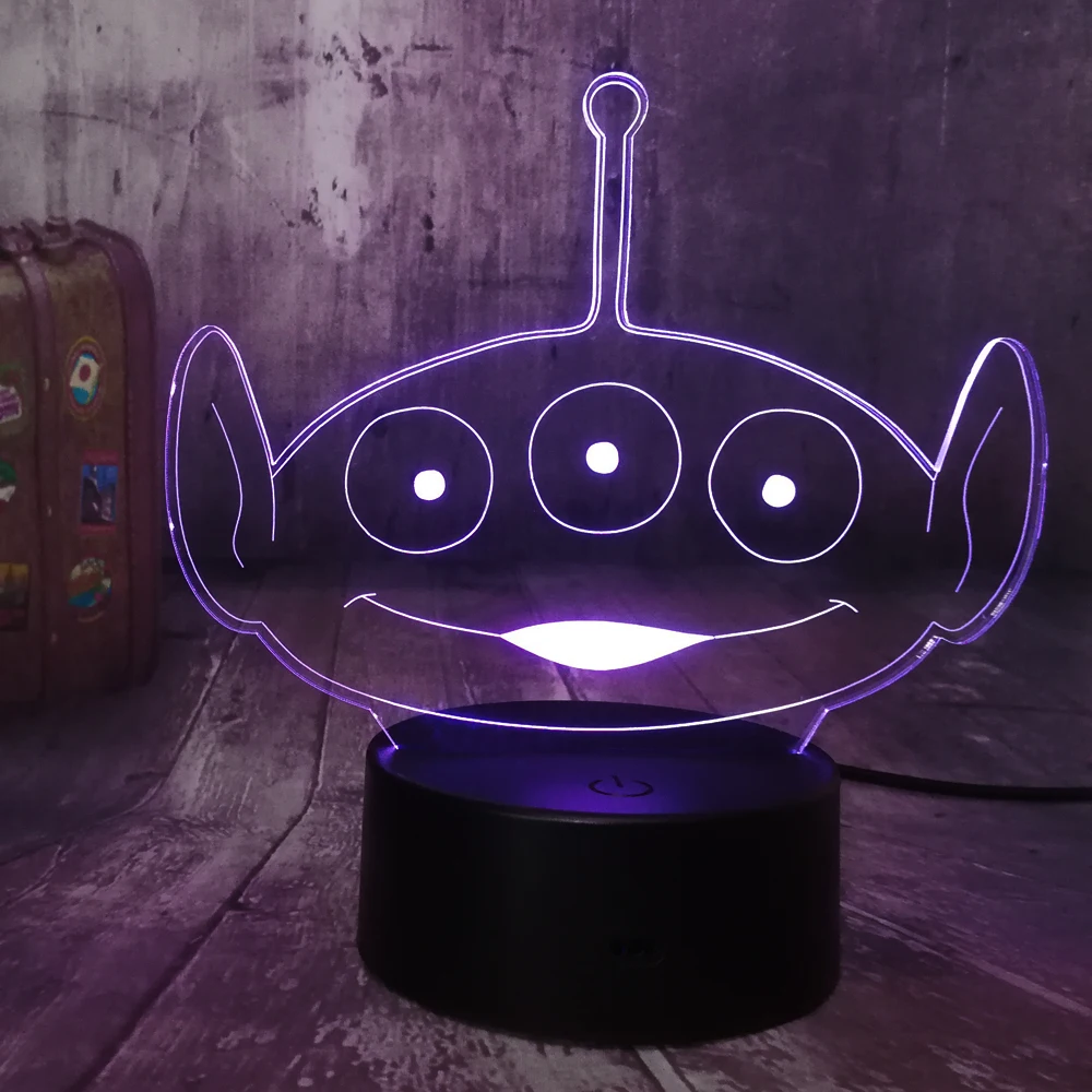 История игрушек милый зеленый инопланетянин Сжимаемый игрушечный 3D