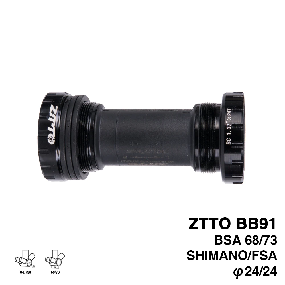 ZTTO BB91 подшипник Нижний кронштейн винт тип 68/73 мм велосипедная ось горного