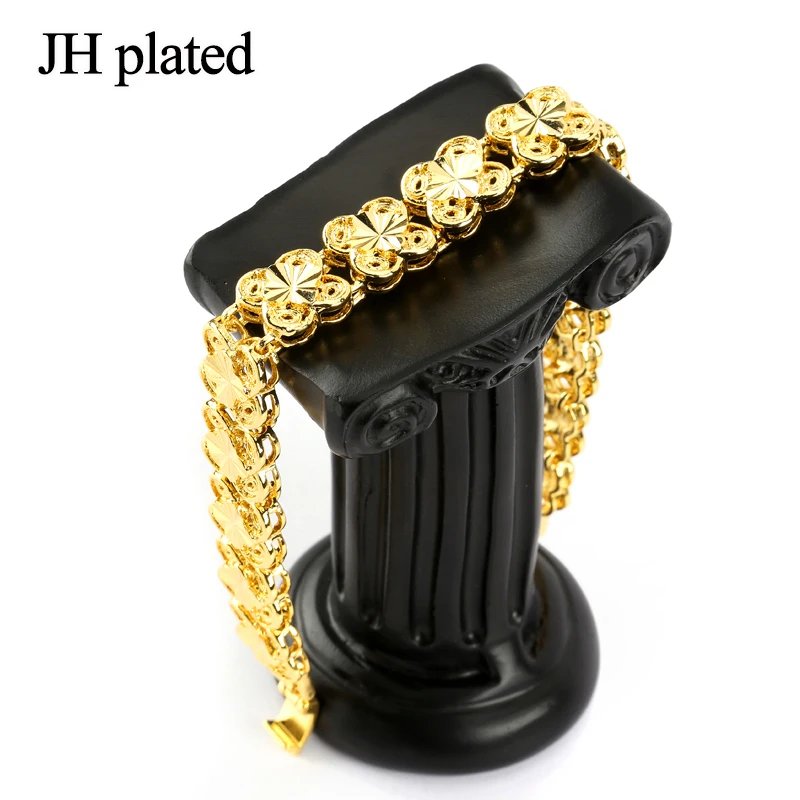 JHplated 20 5 см золотой браслет африканская ручная цепочка ювелирные изделия Женские