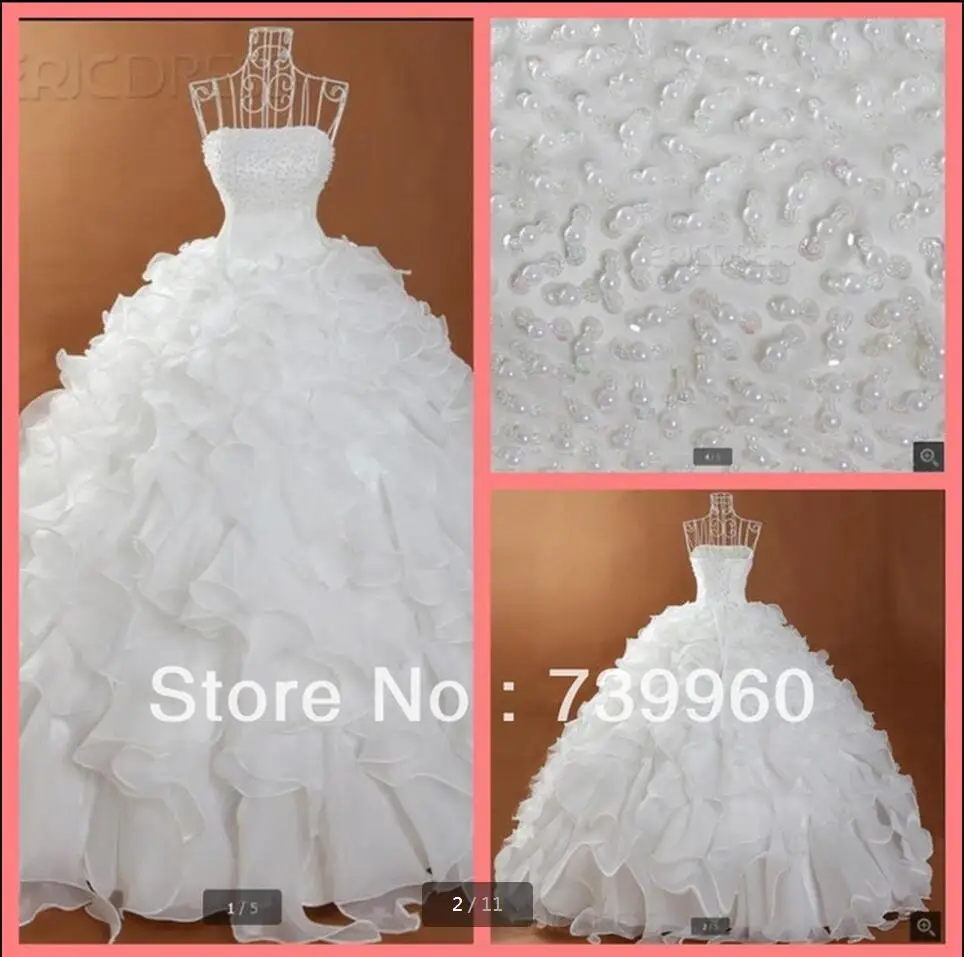 2016 очаровательное Гламурное бальное платье с жемчужинами без бретелек милое