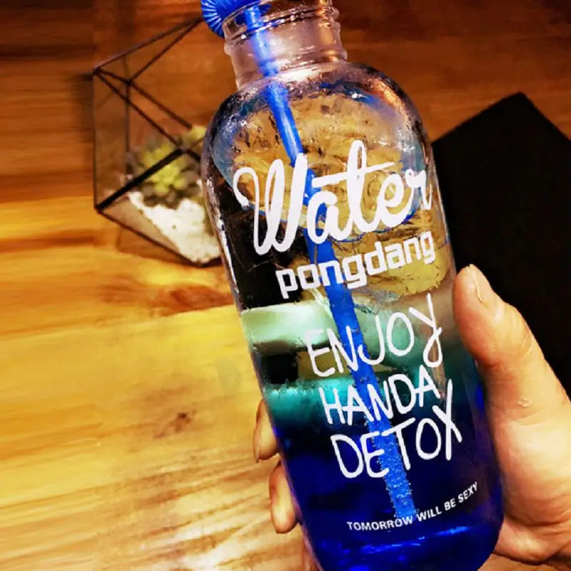 Бутылка для лимонной воды 1000 мл 600 пластиковая бутылка воды|my bootl|sport drinkbotella de agua |