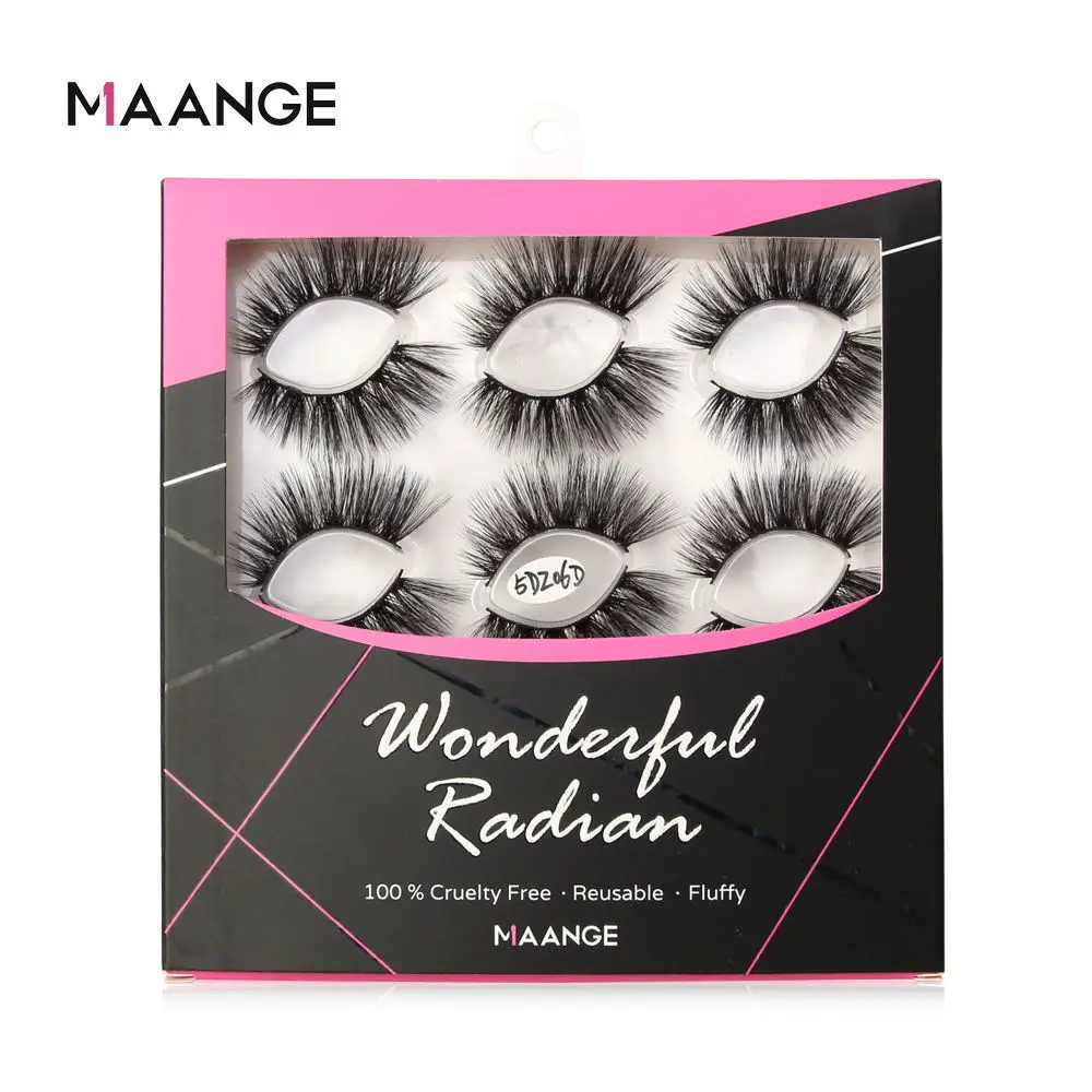 

MAANGE 9 пар 5D норковые ресницы Think 6 видов стилей 3D накладные ресницы ручной работы драматический объем накладные ресницы Макияж Наращивание р...
