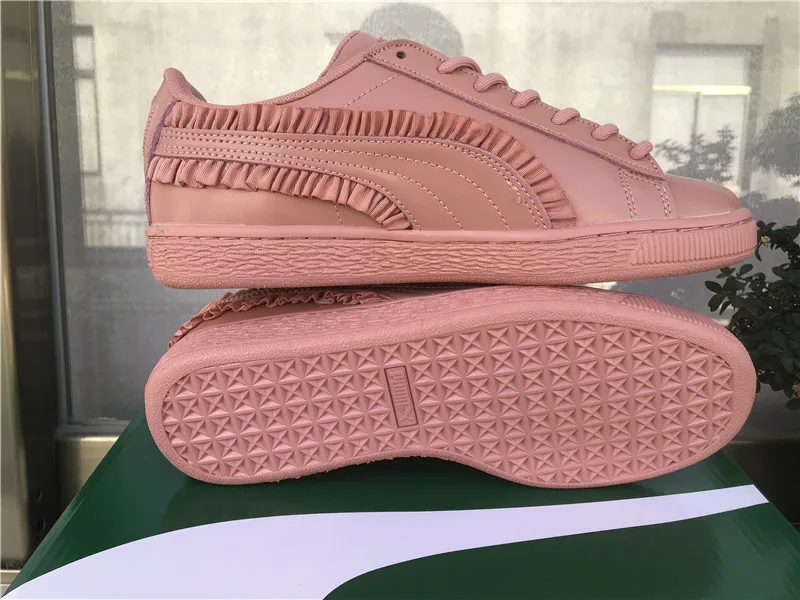 2018 Original Brand PUMA Basket Frill Badminton Shoes Women's Sneakers Balanced White Size 36-39 | Спорт и развлечения