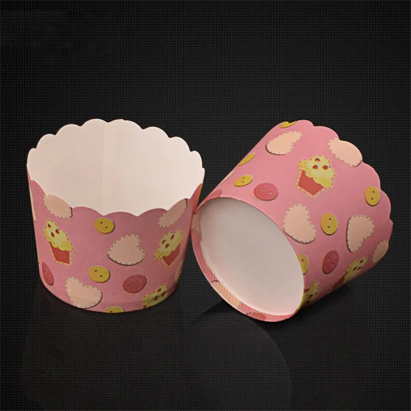50 шт./лот Бумага печь для выпечки Инструмент Красочные Cup Cake tray лайнера чашки