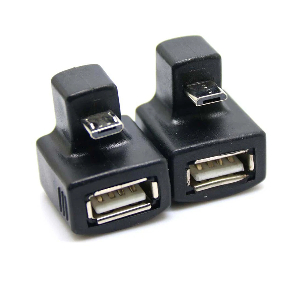 Женский удлинитель адаптер с конвертером Micro USB OTG к 2 0 Новый вверх вниз угловой 180