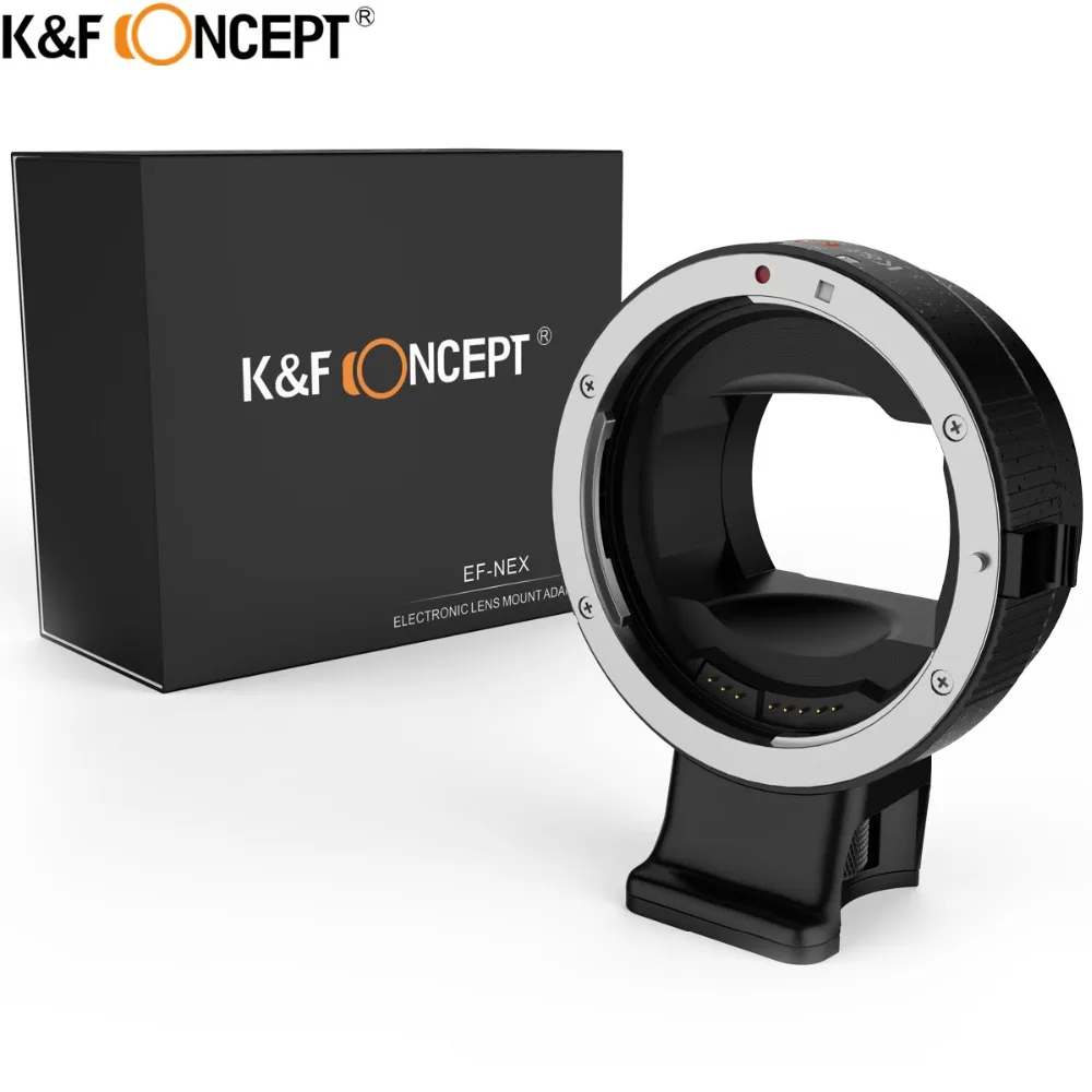 K & F CONCEPT EF NEX электронное Крепление объектива камеры с автофокусом кольцо