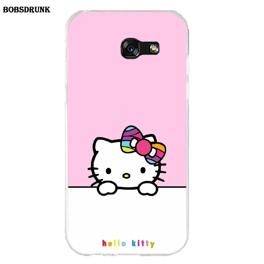 EJGROUP рисунок «Hello Kitty» личности для samsung Galaxy A3 A5 A7 J1 J2 J3 J5 J7 ТПУ чехлы Capa - Цвет: as picture