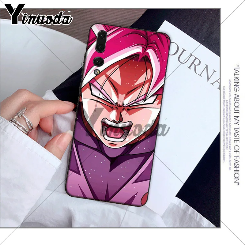 Yinuoda DRAGON BALL Z DBZ Goku ТПУ мягкий черный чехол для телефона Huawei P10 plus 20 pro P20 lite mate9 10 honor