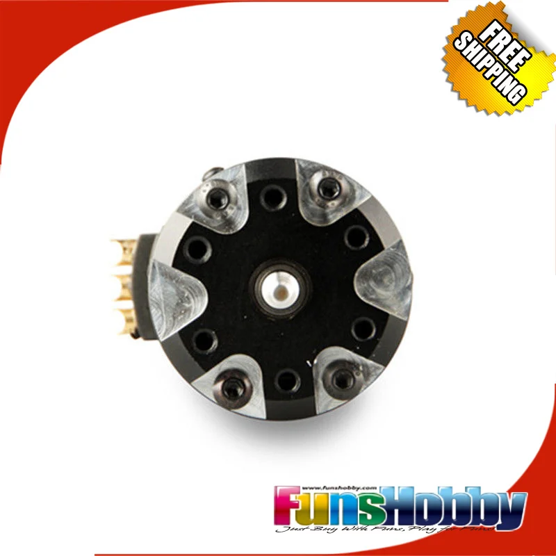 Tenshock SC211 4 полюсный бесщеточный двигатель для веса 2WD 1/10 короткий курс новый