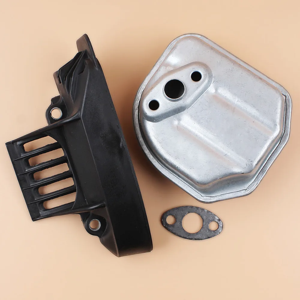 

Muffler Lower Guide Guard Cover Gasket Kit Fit Honda GX35 4-Circle Gas Engines Motors Strimmer Water Pump Generator