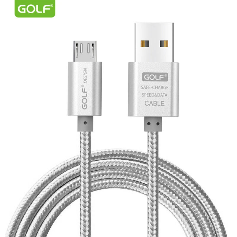 USB кабель для зарядки и передачи данных в оплетке GOLF Huawei Mate 7 8 Honor 6 Plus Samsung S6 S7 LG G3 G4
