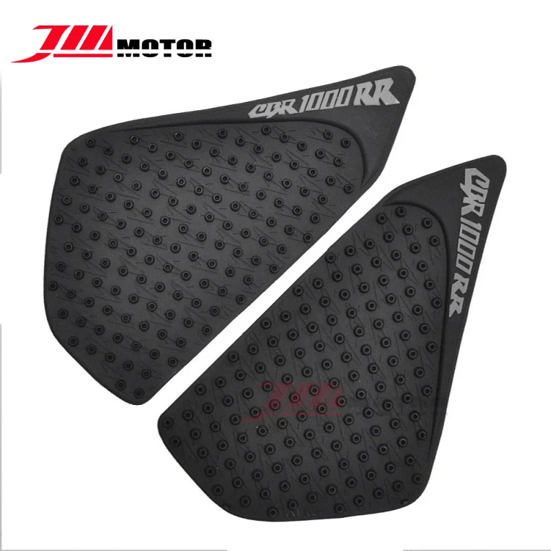 

Motorcycle Tank Pad Protector Sticker Decal Gas Knee Grip Tank Traction Pad Side 3M Black For Honda CBR1000RR 2004-2007