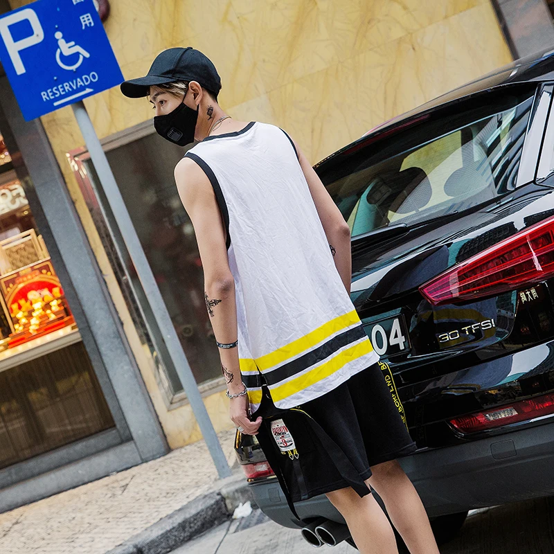 Более Размеры d майка сетка повседневные платья без рукавов для Для мужчин