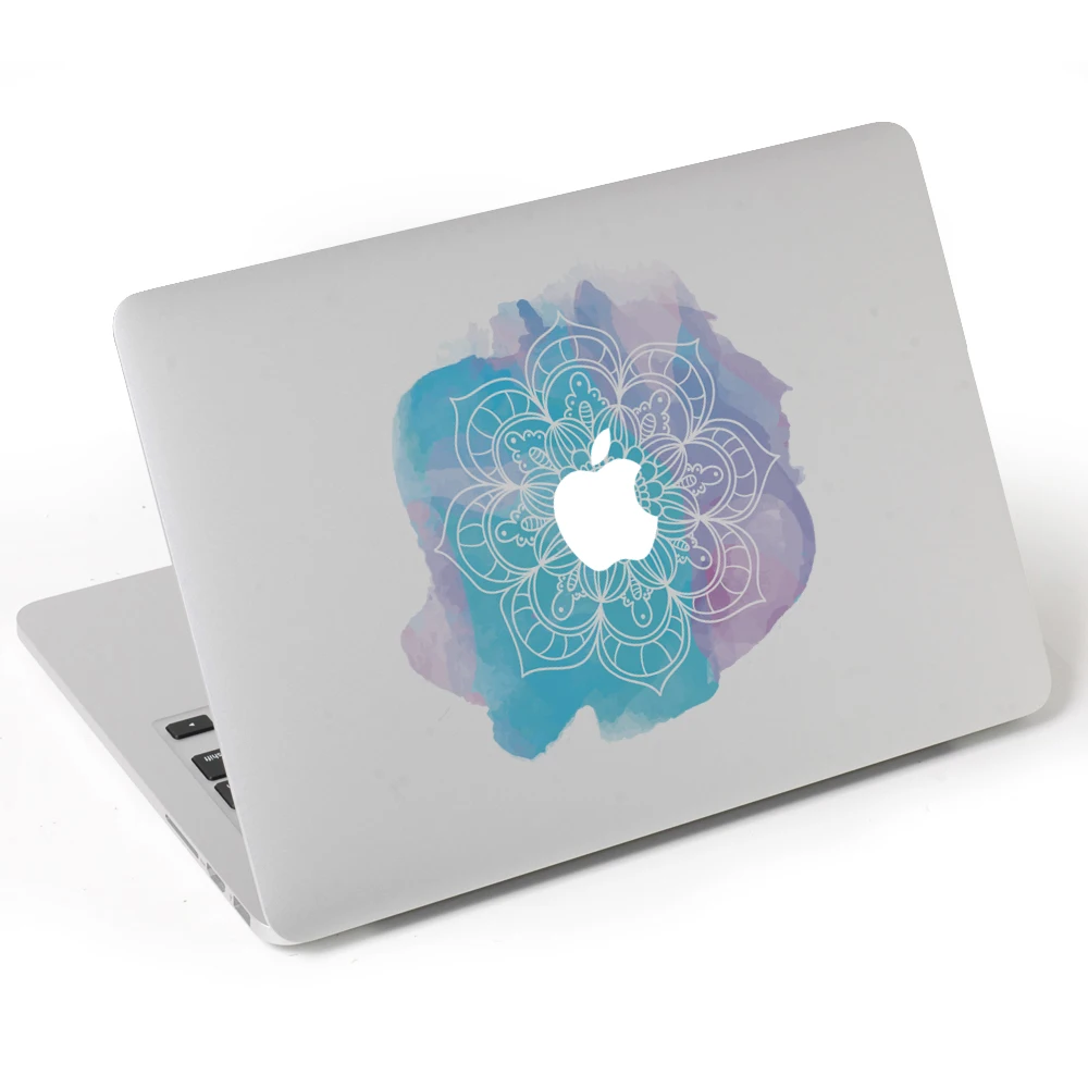 Чернильная живопись лотос виниловая наклейка для ноутбука macbook Pro Air 13 дюймов