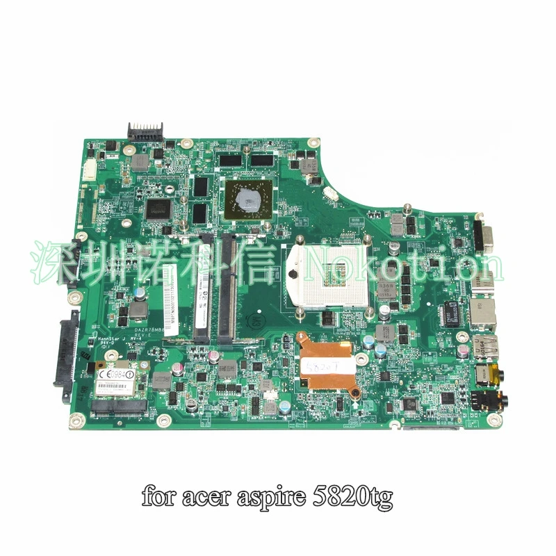 

NOKOTION MBPTN06001 MB.PTN06.001 DAZR7BMB8E0 for acer aspire 5820TG laptop motherboard hm55 ATI HD5650 DDR3