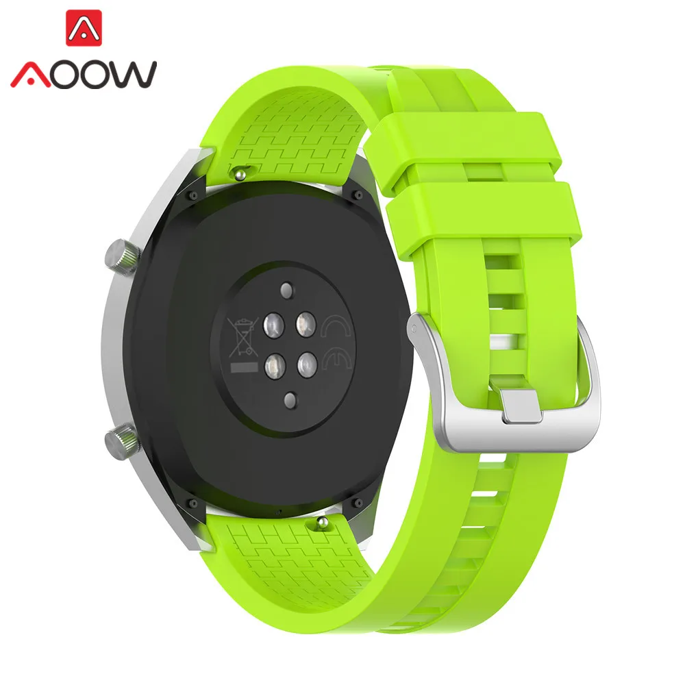 22 мм силиконовый ремешок для часов huawei Watch GT 2 Active/элегантный 42 мм 46 мм Honor Watch волшебный, резиновый спортивный браслет