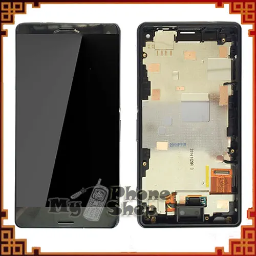 10 шт./лот для Sony Xperia Z3 MINI ЖК дисплей с сенсорным экраном в сборе + рамка Compact M55W