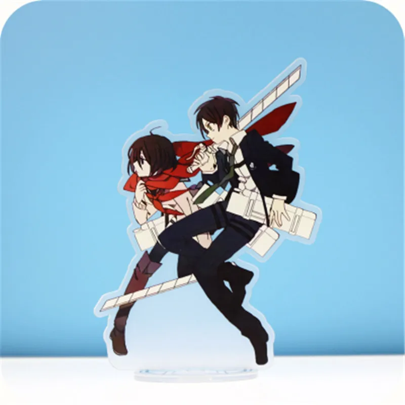 Аниме мультфильм Атака Титанов Shingeki no Kyojin Ackerman Эрен фигурка на акриловой