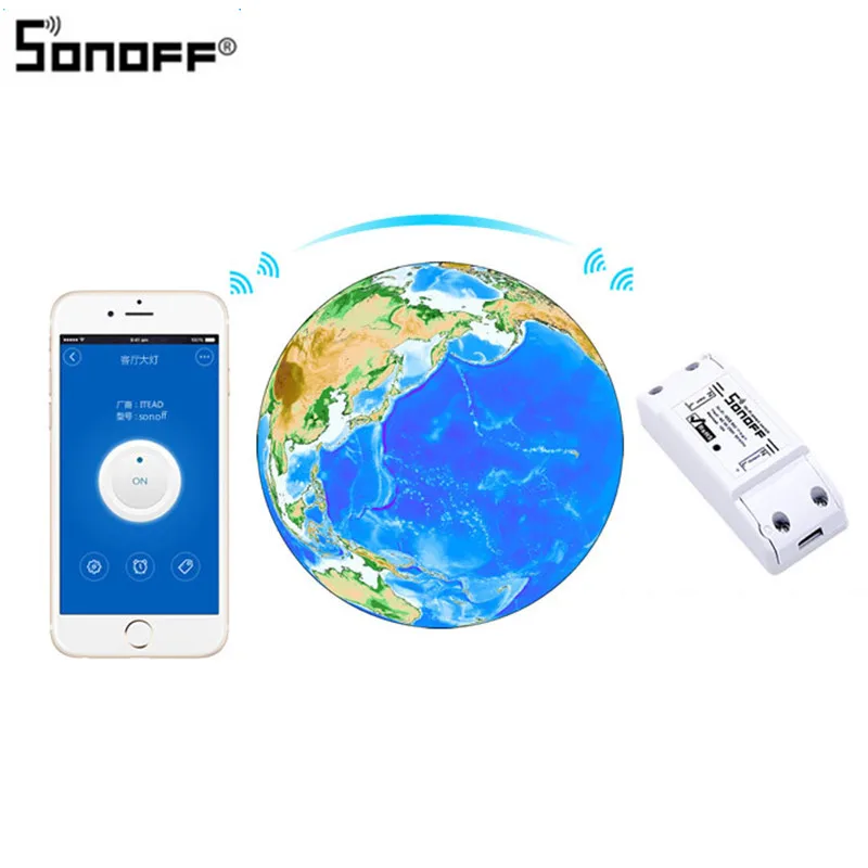 Sonoff Smart Wifi Switch DIY Wireless Remote Domotica Light Home Controller Work with Alexa | Электроника