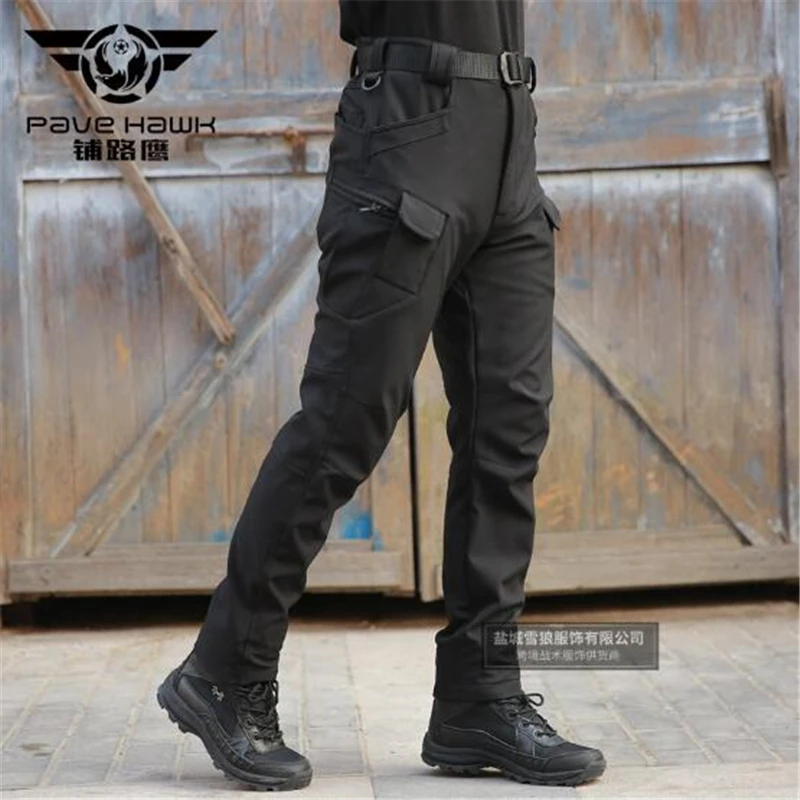 IX10 стиль Мягкий в виде ракушки Тактический камуфляжные мужские брюки