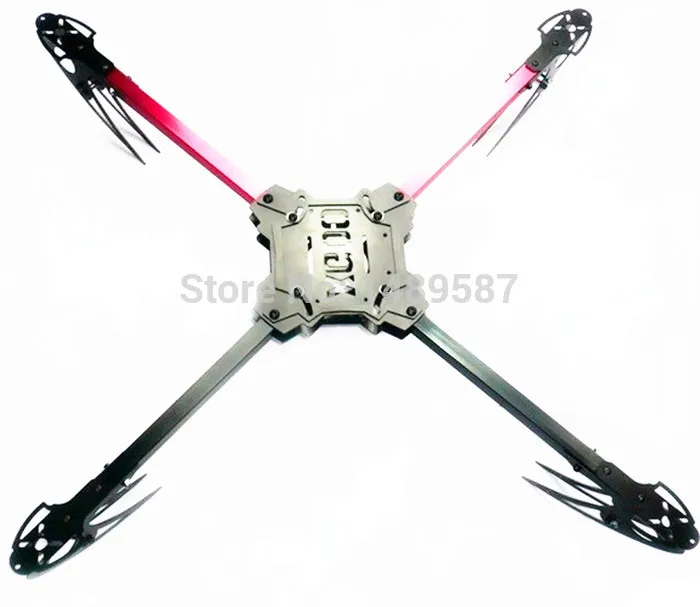 RC игрушки KK MK X525 V3 Квадрокоптер складной FrameGF Мультикоптер красный/черный/серебристый рычаг - Цвет: Белый