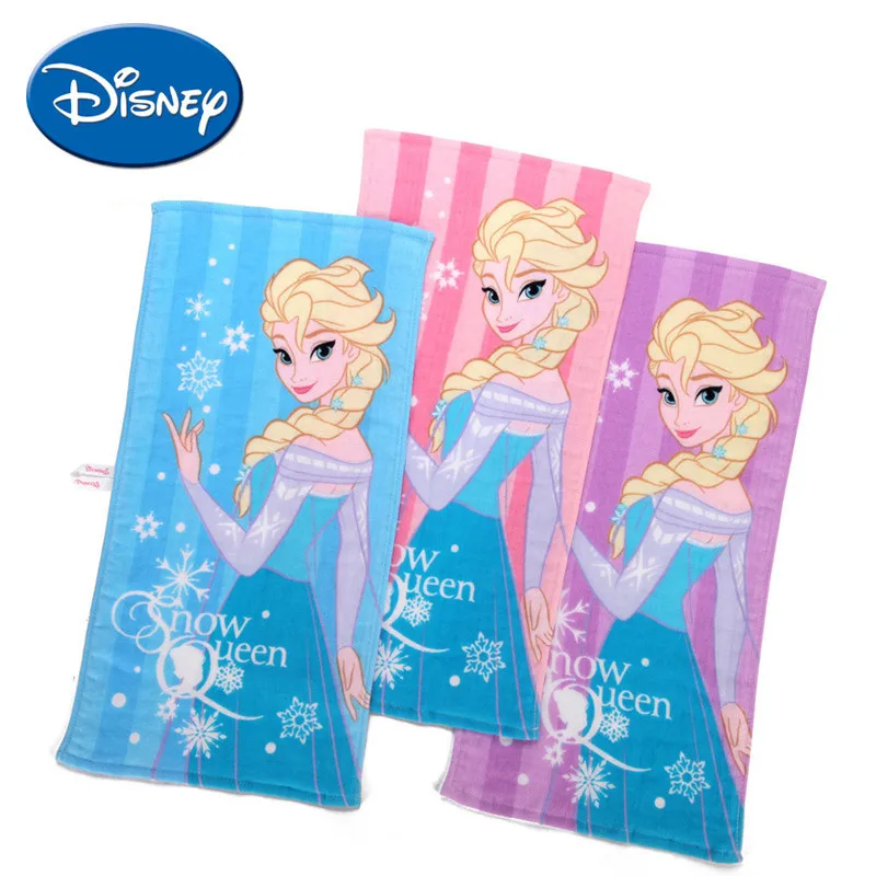 Disney Princess Frozen Elsa полотенце марля мальчик и девочка дети милый хлопок для