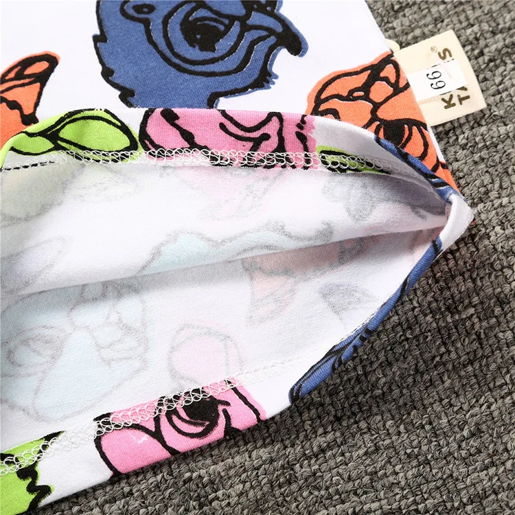 Коллекция 2017 года популярные модели для новорожденных Цвет принт кролика Бюст