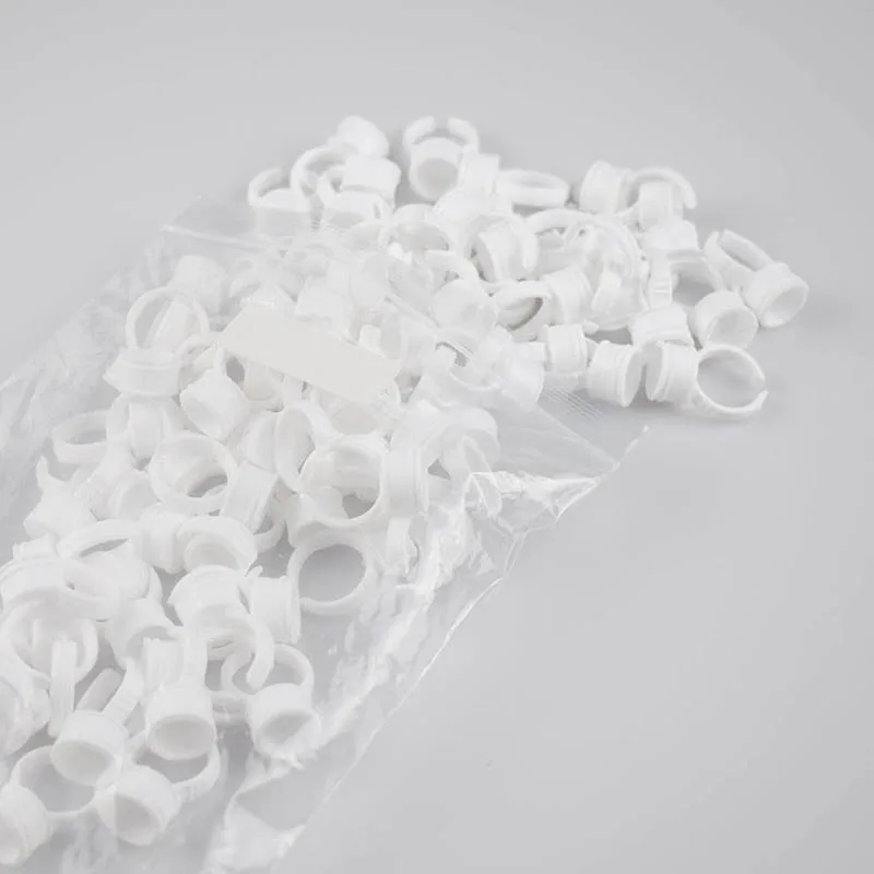 100 шт. одноразовые кольца для тату-чернил чашки S/M/L держатель перманентного