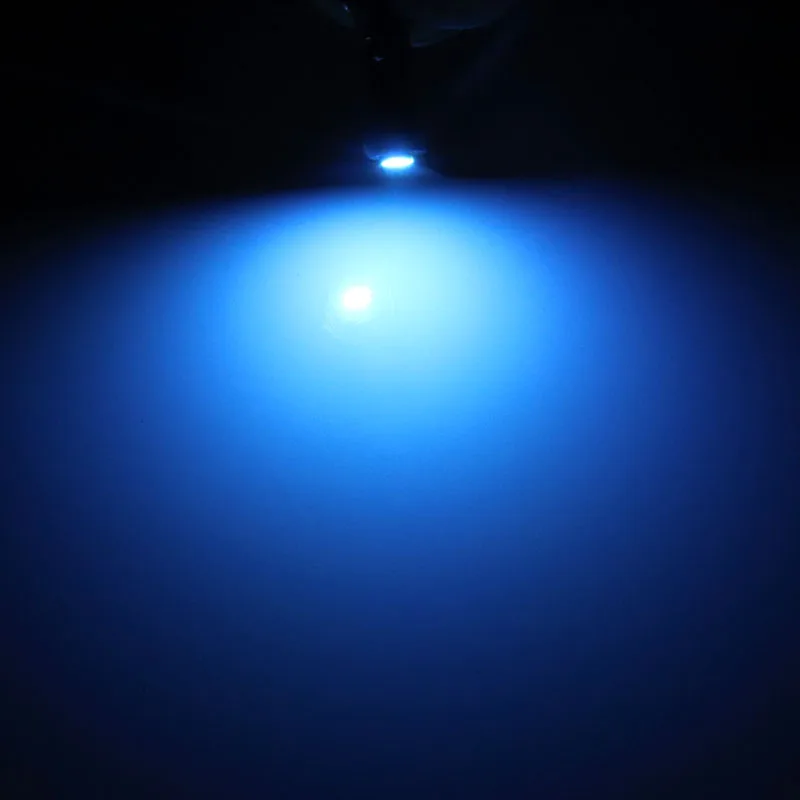 100 шт. T5 W3W 1 SMD 3030 Автомобильные светодиодные лампы Canbus без ошибок Приборная панель