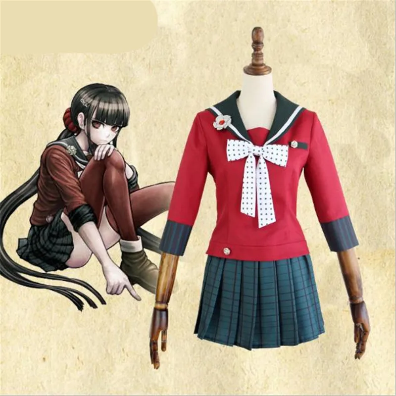 BOOCRE аниме Danganronpa V3: Killing Harmony Косплей костюмы харукава Маки школьная форма Одежда