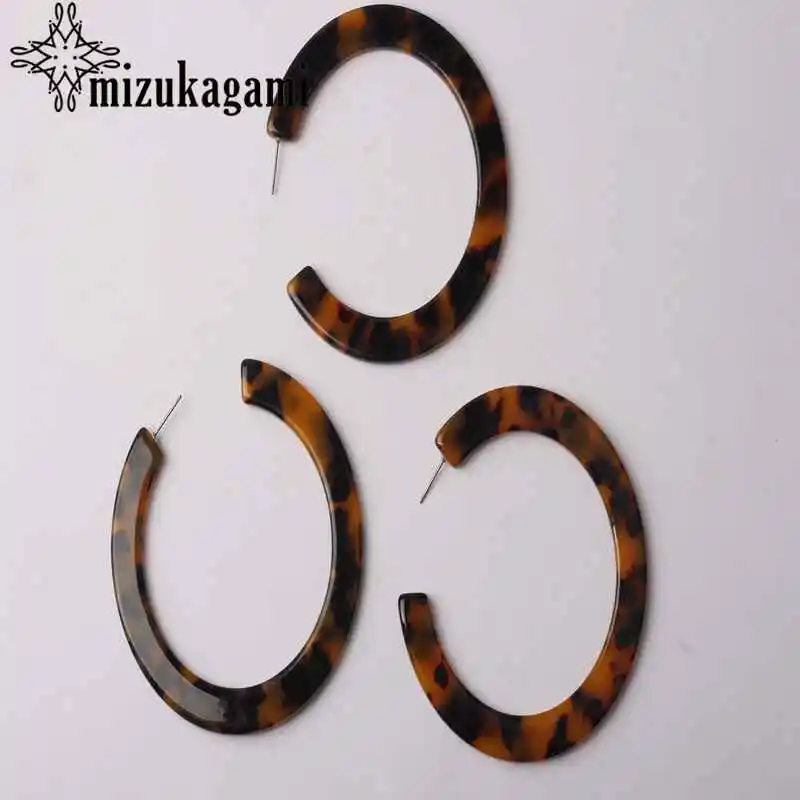 33*16 мм уксусная кислота Смола Подвески плоские гладкие полукруг для DIY серьги