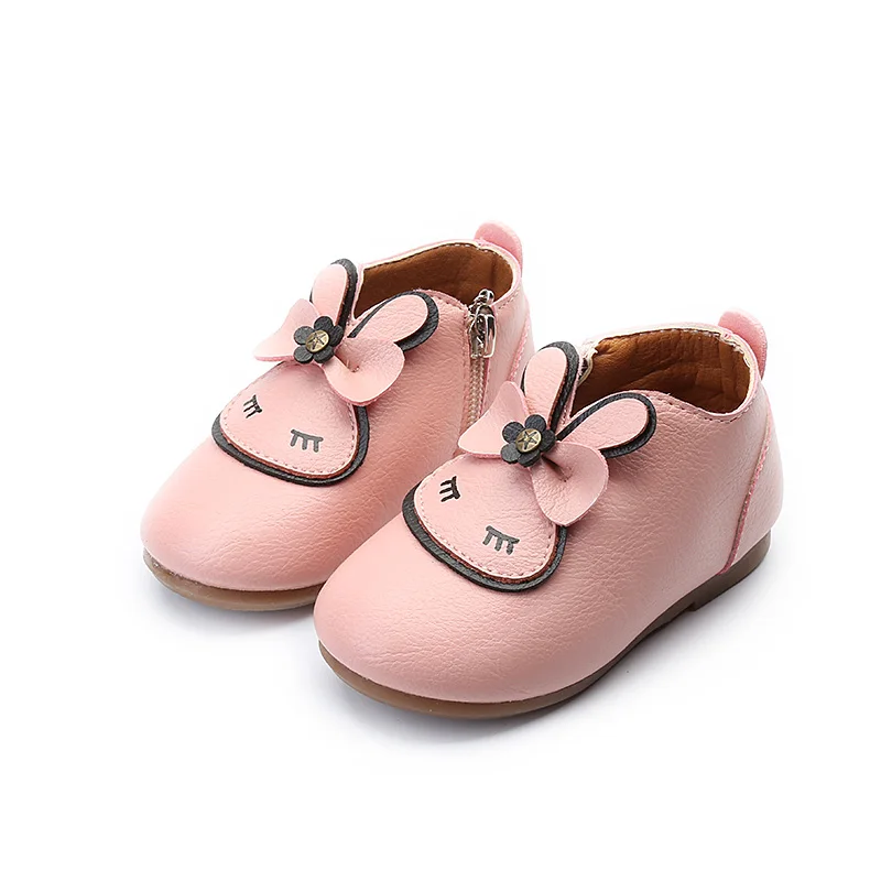 Новые осенние ботинки для малышей обувь маленьких девочек из мягкой