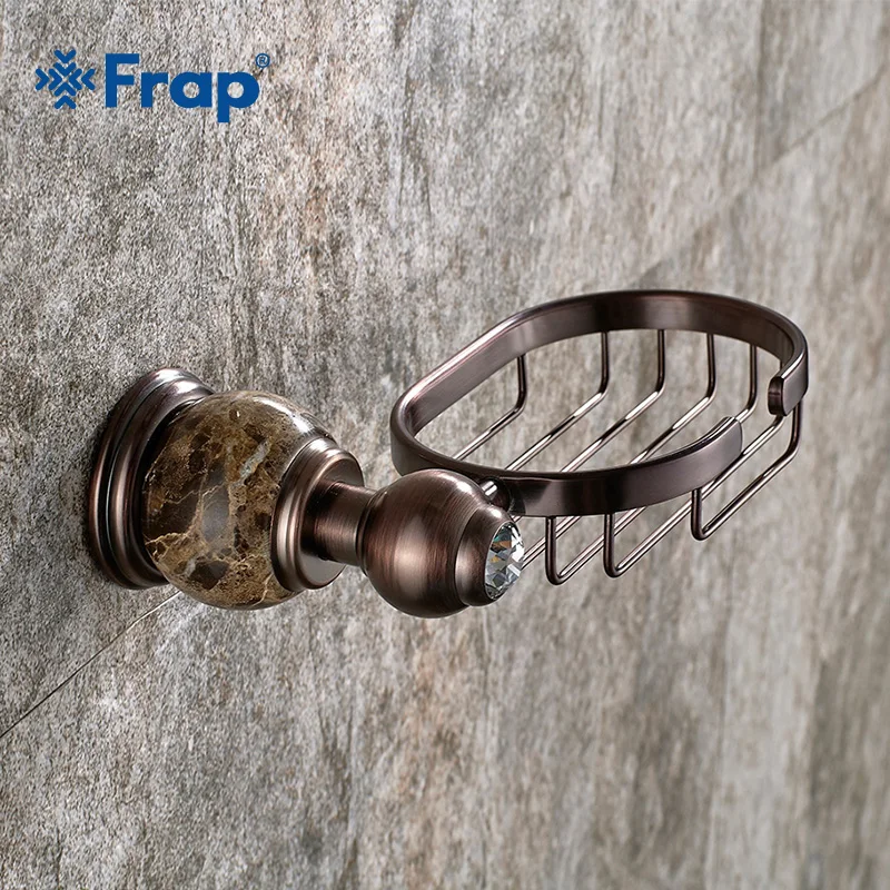 FRAP керамический узор латунная мыльница матовая Аксессуары для ванной комнаты