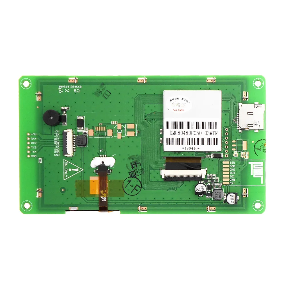 DMG80480C050_03WTR 5-дюймовый серийный экран 24-битный цветной сенсорный DGUS разработка