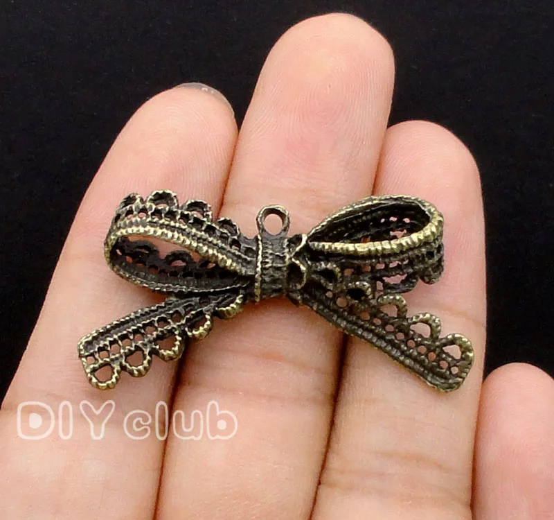 20 шт. подвеска в виде галстука бабочки 44 х22 мм|charm pendant|knot charmbow charms pendant |