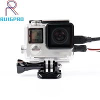 ruigpro for open side protector shell cover with lens for fpv hdmi for gopro hero 34