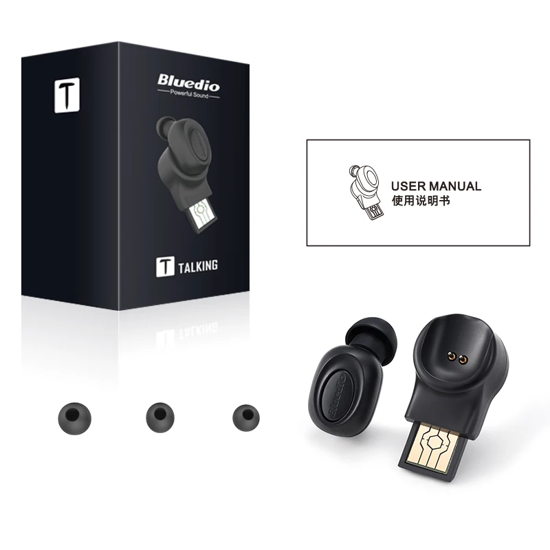 Bluedio T-говорящий Bluetooth наушники Беспроводной наушники-вкладыши голосовое