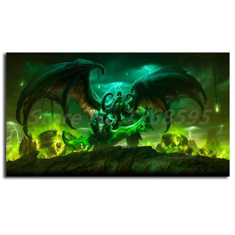 Настенный плакат World of Warcrafts Legion холст с принтом декоративная живопись для офиса