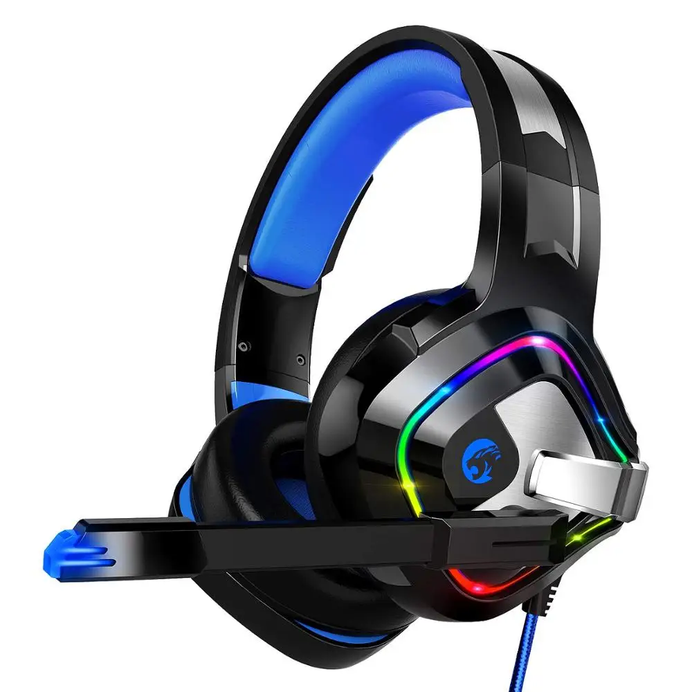 Игровая гарнитура PS4 Гарнитура Xbox One с шумоподавляющим микрофоном RGB-подсветкой и