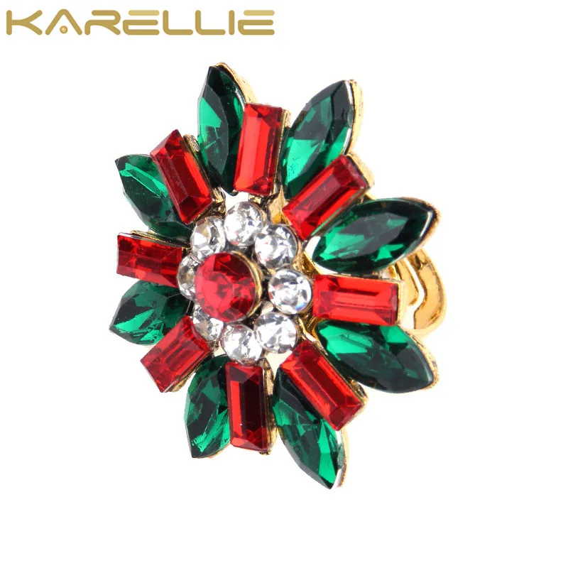 Karellie богемный моде Jewery разноцветные Свадебные Обручение открытым Кольца для Для