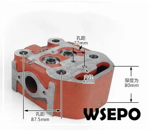 Качество OEM! Головка цилиндра Comp для 4-тактного небольшого дизельного двигателя с