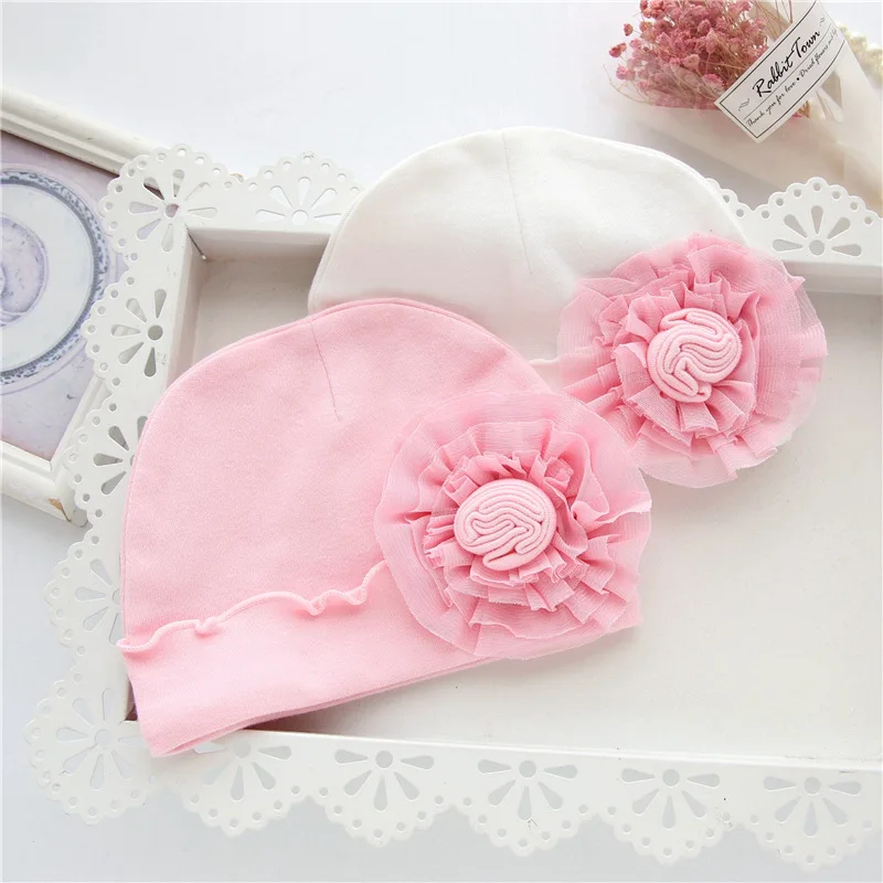 Newborn baby princess hat Pure cotton hooded Children's cute cap tr087 | Детская одежда и обувь