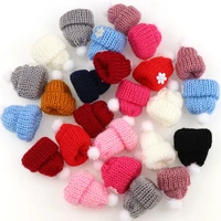 10pc spring new mini wool hat sweater korean mini cute balls for kids doll kawaii fashion hot sale jewelry in japan