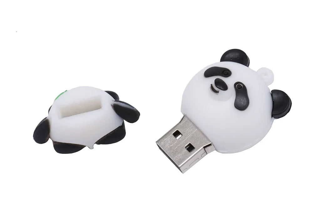 Usb флеш-накопитель POWERONE Panda с мультипликационным рисунком, флеш-накопитель с пандой, 4 ГБ, 8 ГБ, 16 ГБ, 32 ГБ, 64 ГБ