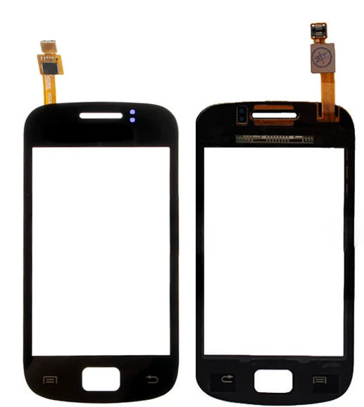 10 шт./лот Высокое качество 3.3" Для Samsung Galaxy Mini 2 II S6500 Дигитайзер Сенсорная панель Сенсорное стекло Линза черного и белого цветов на.