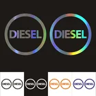 Стикер для автомобиля, 3D стикер, модная дизельная Виниловая наклейка для автомобиля, светоотражающая масляная Крышка для бака, автомобильный Стайлинг, размер 10*10 см, стикер на заказ