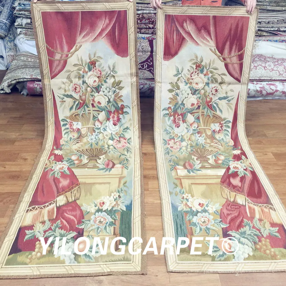 Yilong 2 5 'x 7 4' настенный подвесной 17 вековый гобелен из шерсти ручной работы aubusson