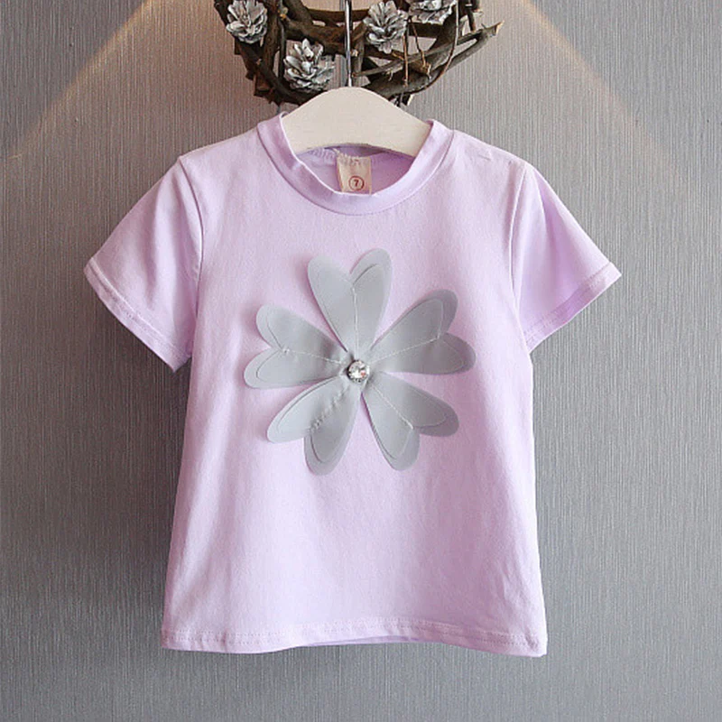 Комплекты одежды для девочек лето 2018 комплект маленьких Детская футболка с