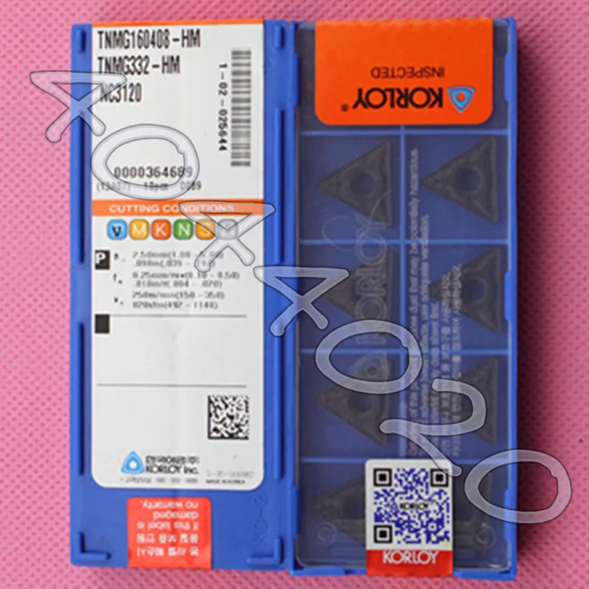 KORLOY TNMG160408 HM NC3120 10 шт. хорошего качества новый оригинальный|Токарный инструмент| |